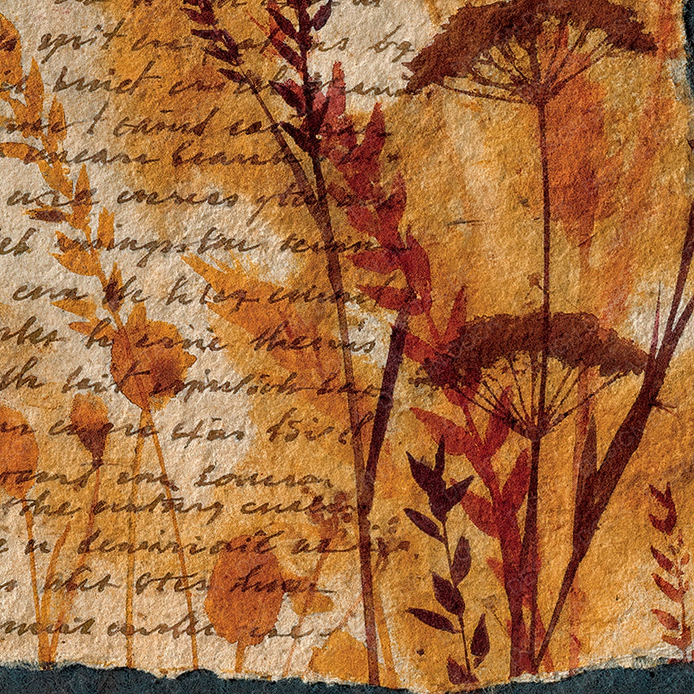 Vintage Paper Grasses Honey Caramel Digital Paper Pack (DDD012376)