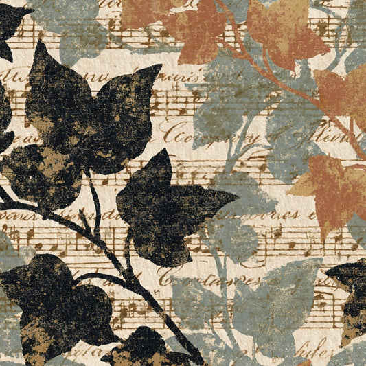 Vintage Paper Music Ivy Bone Digital Paper Pack (DDD012380)