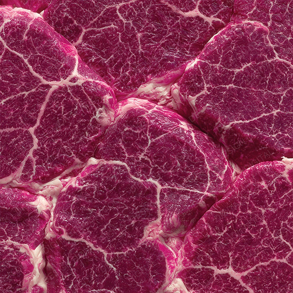Macro Wagyu Marbling Oxblood Burgundy Digital Paper Pack (DDD012404)