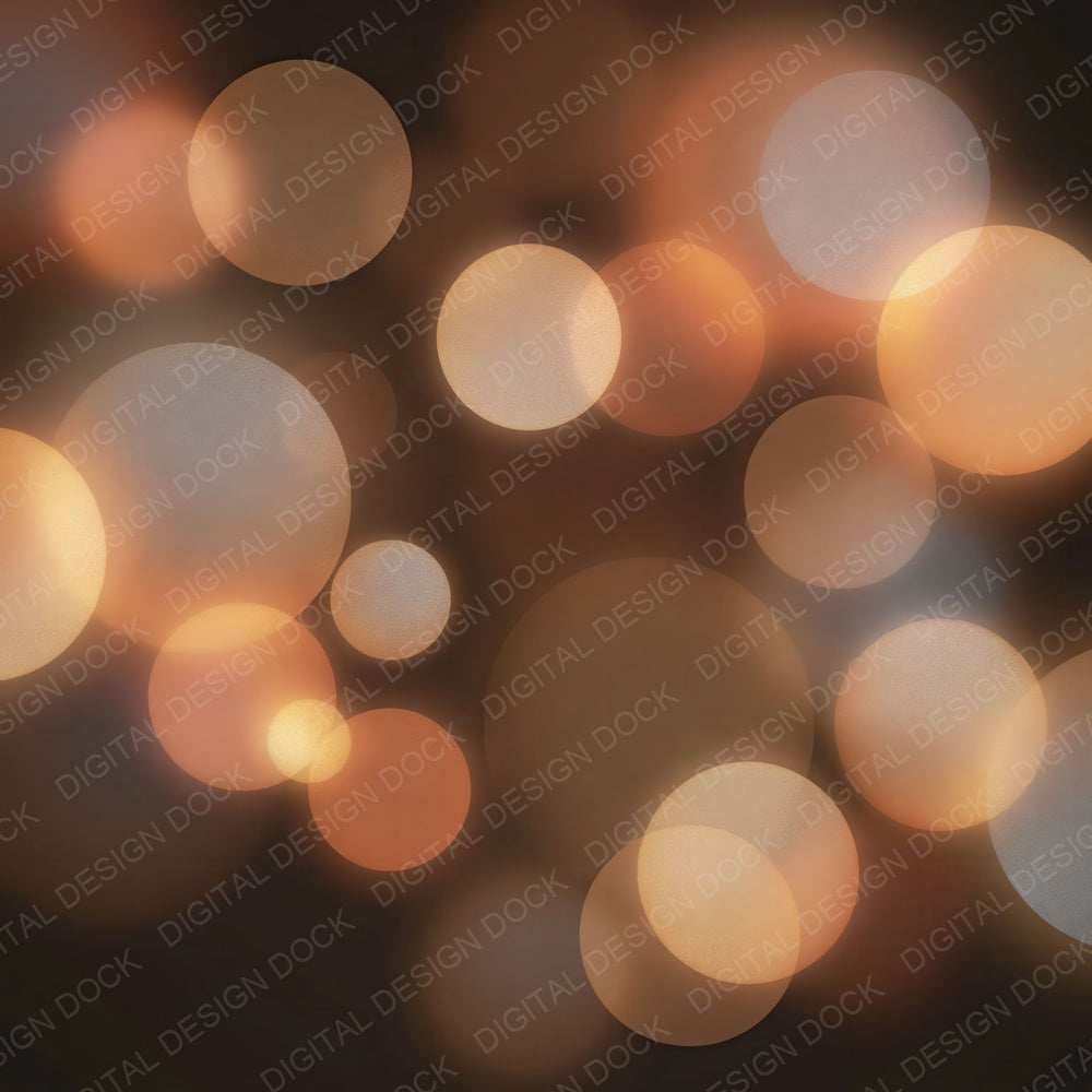 Bokeh Copper Brass Chocolate Digital Paper Pack (DDD012405)