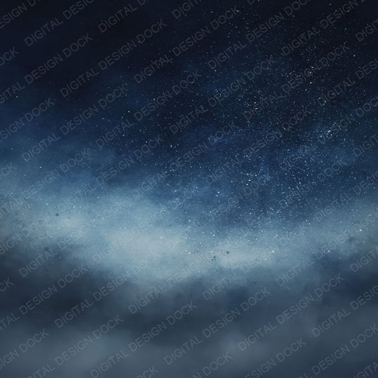 Gradient Midnight Navy Pewter Digital Paper Pack (DDD012411)