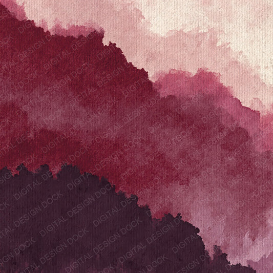 Liquid Ink Burgundy Dusty Rose Digital Paper Pack (DDD012430)