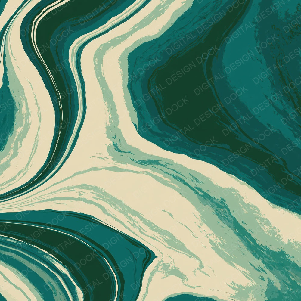 Liquid Marble Emerald Jade Digital Paper Pack (DDD012434)