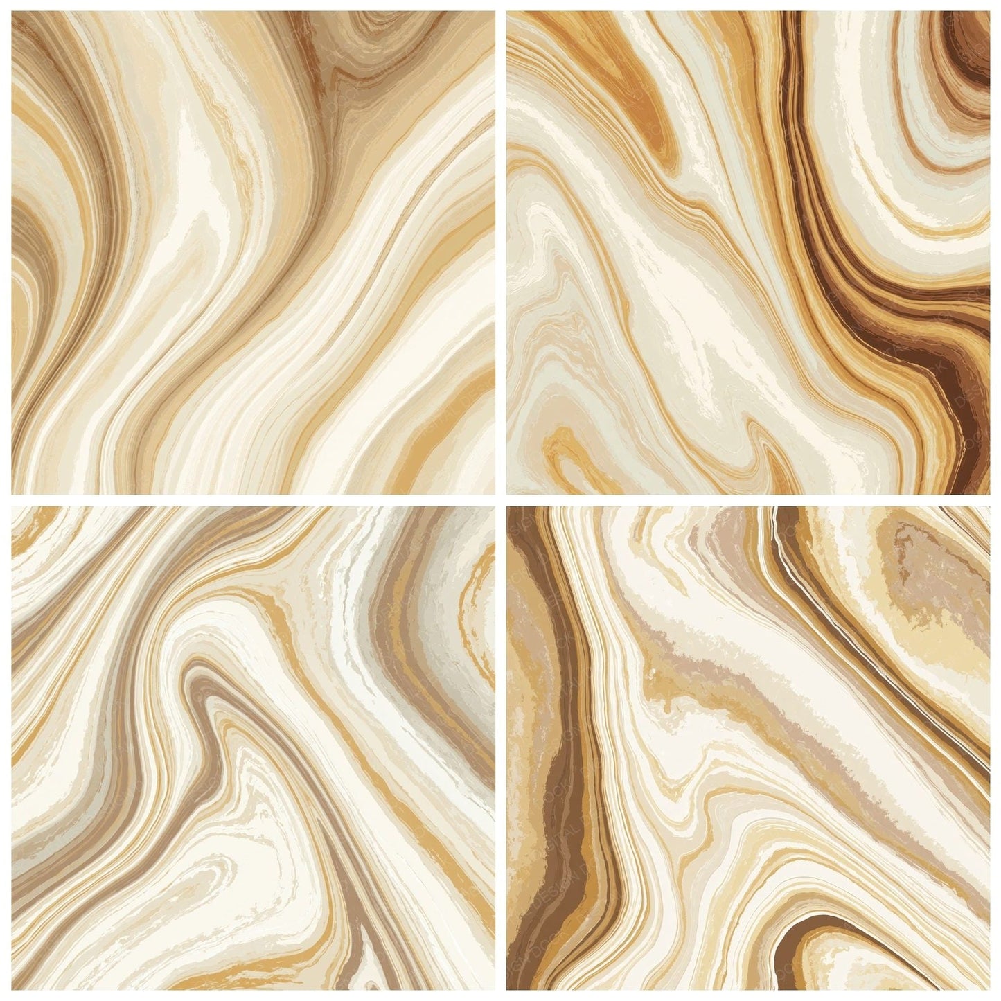 Liquid Milk Ivory Coffee Digital Paper Pack (DDD012435)