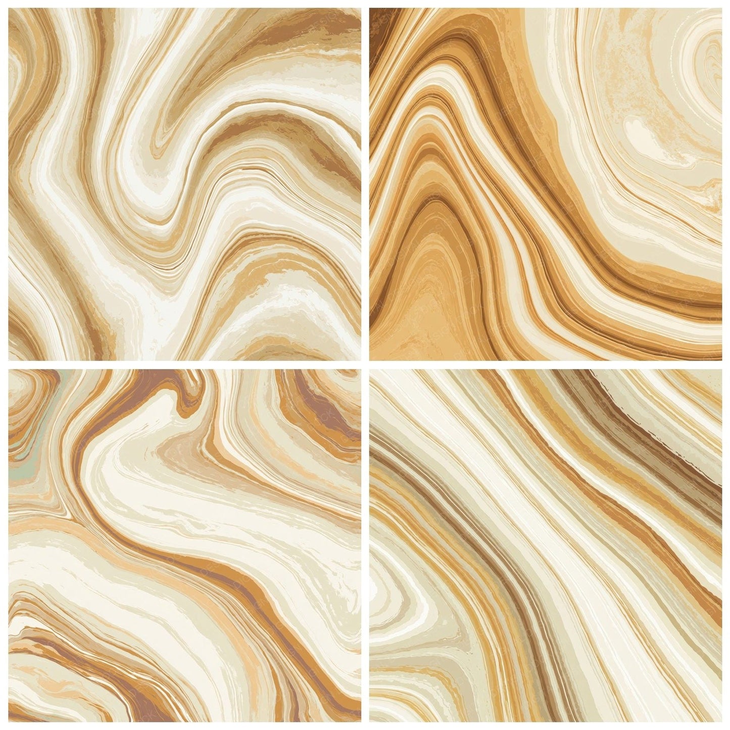 Liquid Milk Ivory Coffee Digital Paper Pack (DDD012435)