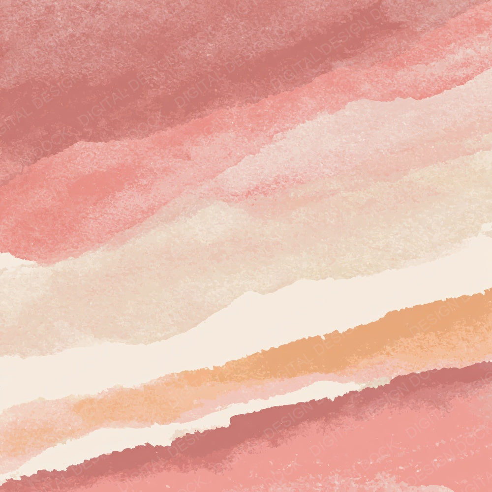 Liquid Watercolour Rose Peach Digital Paper Pack (DDD012439)
