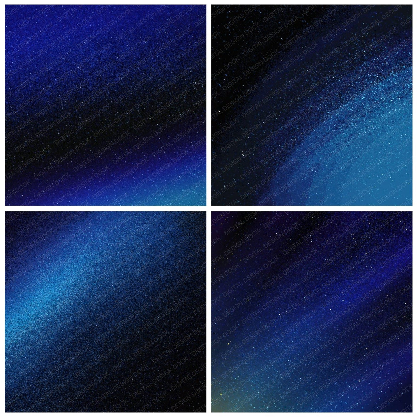 Cosmic Sapphire Cobalt Indigo Digital Paper Pack (DDD012454)