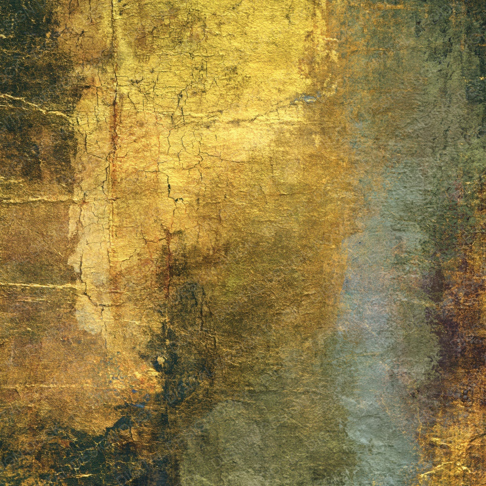 Metallic Gold Leaf Amber Olive Digital Paper Pack (DDD012461)