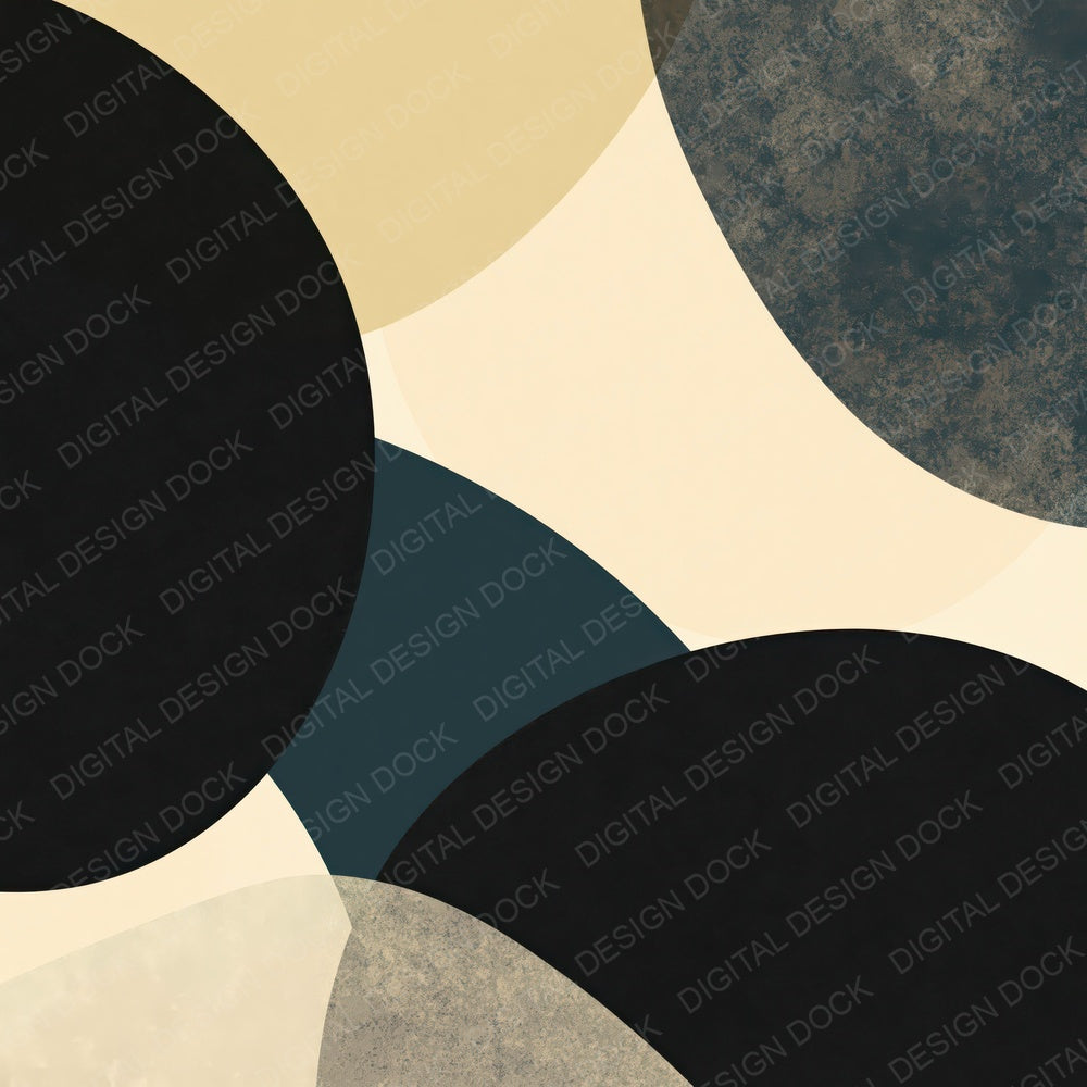 Geometry Forms Charcoal Bone Digital Paper Pack (DDD012480)