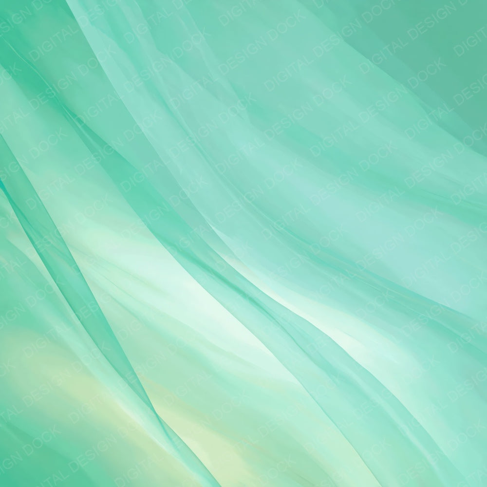 Fabric Organza Mint Seafoam Digital Paper Pack (DDD012491)