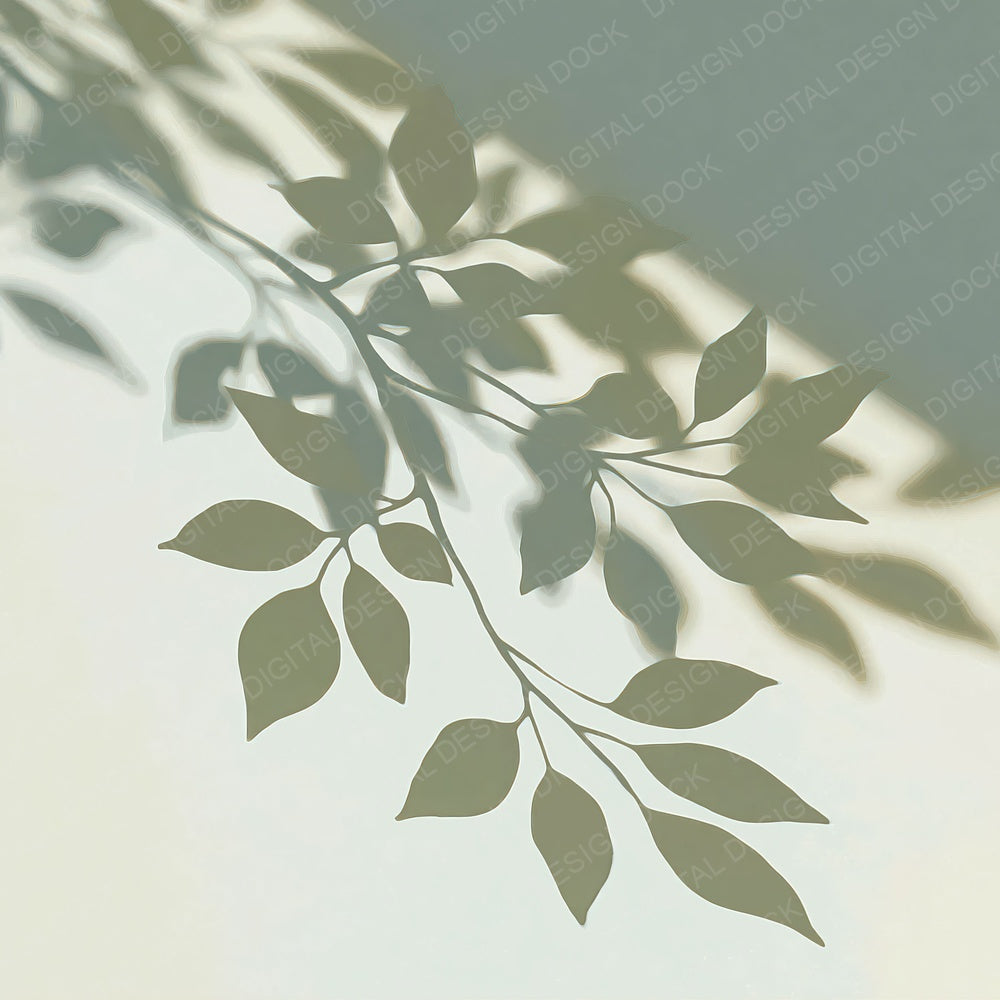 Shadow Leaves Sage Olive Digital Paper Pack (DDD012498)