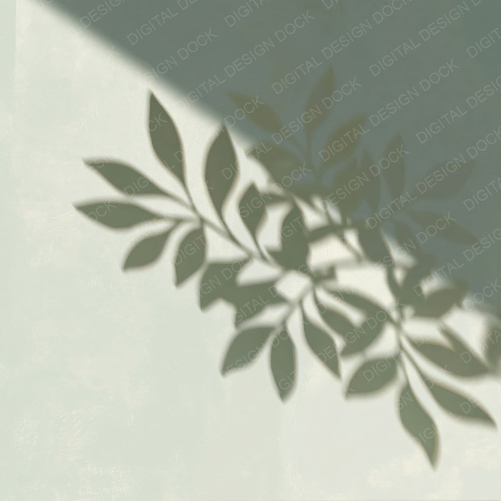 Shadow Leaves Sage Olive Digital Paper Pack (DDD012498)