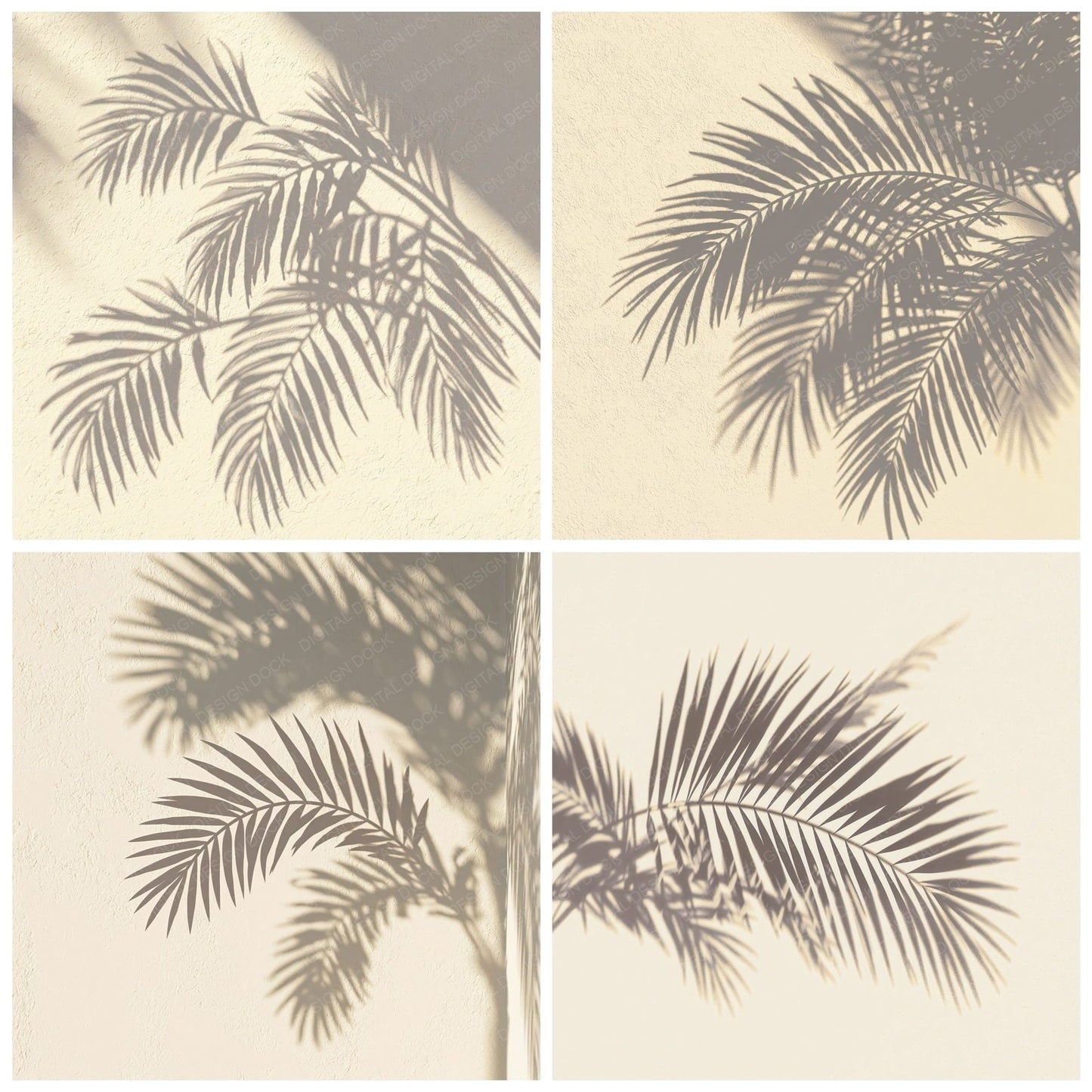 Shadow Palm Cream Taupe Digital Paper Pack (DDD012501)