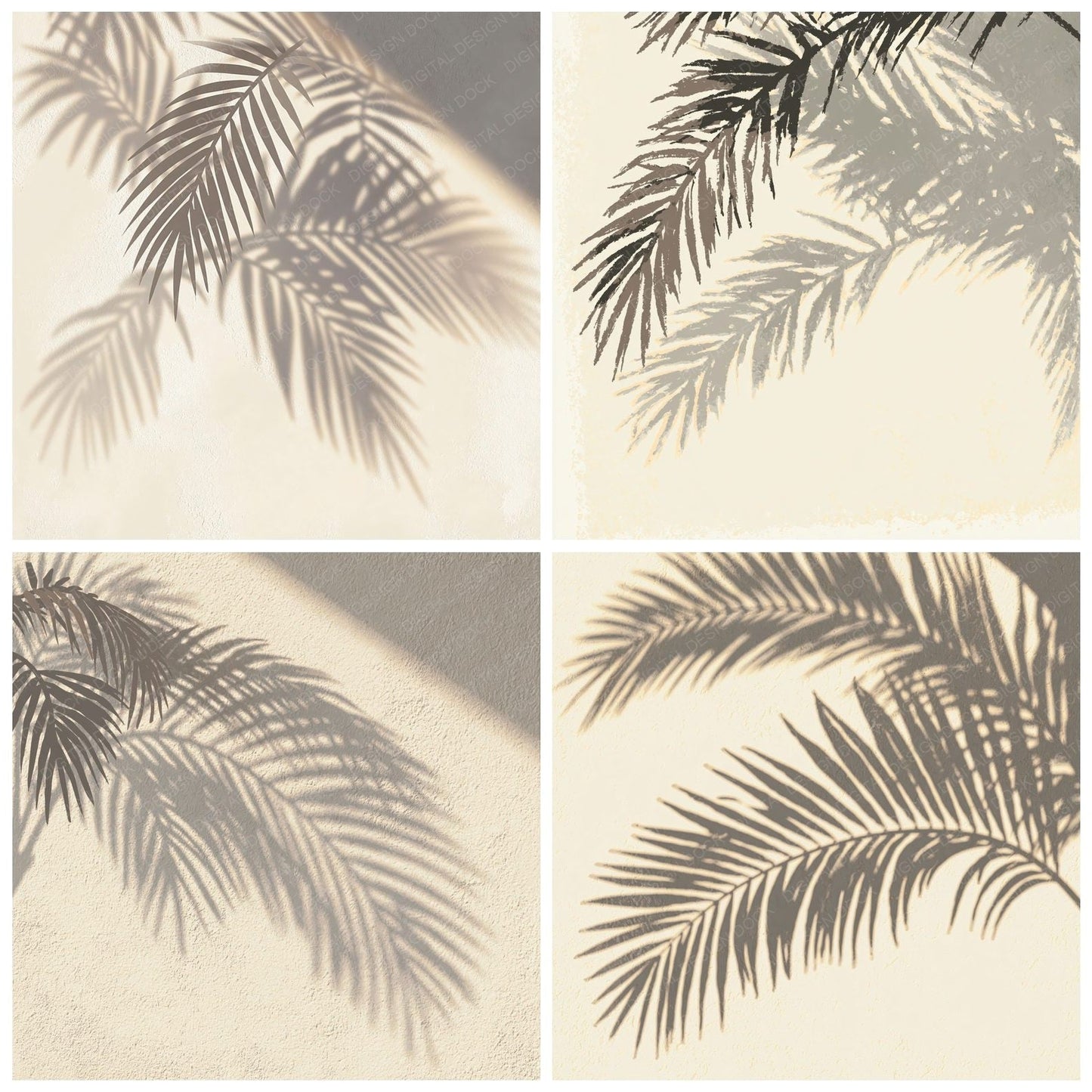 Shadow Palm Cream Taupe Digital Paper Pack (DDD012501)