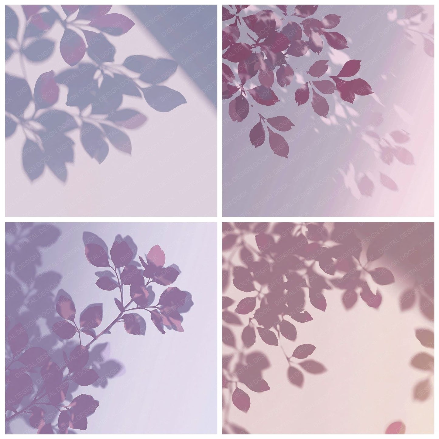 Shadow Petals Lilac Plum Digital Paper Pack (DDD012502)