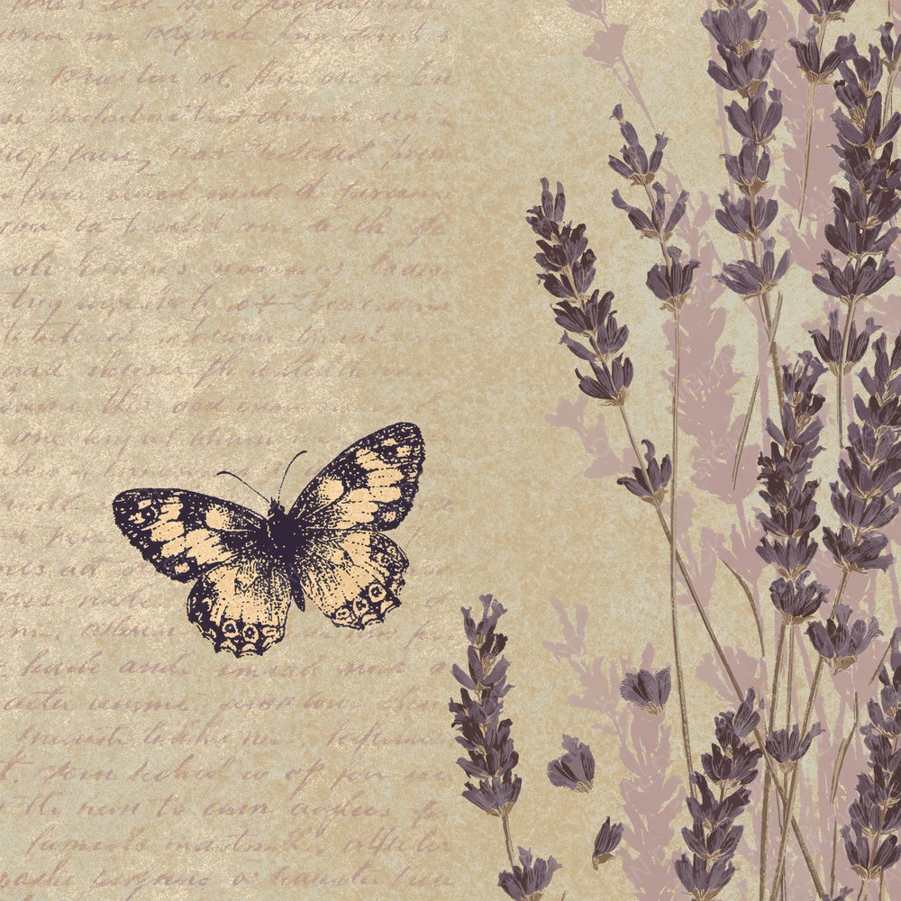 Woodblock Moth Lavender Lilac Digital Paper Pack (DDD012575)