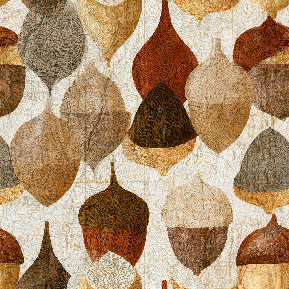 Antique Map Acorn Sienna Digital Paper Pack (DDD012626)