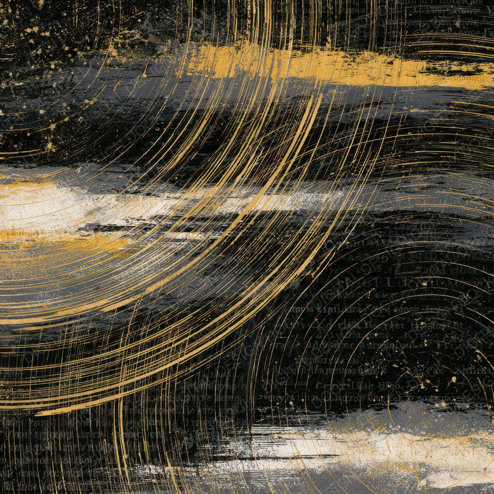 Naturalist Comet Trails Cream Mustard Digital Paper Pack (DDD012697)