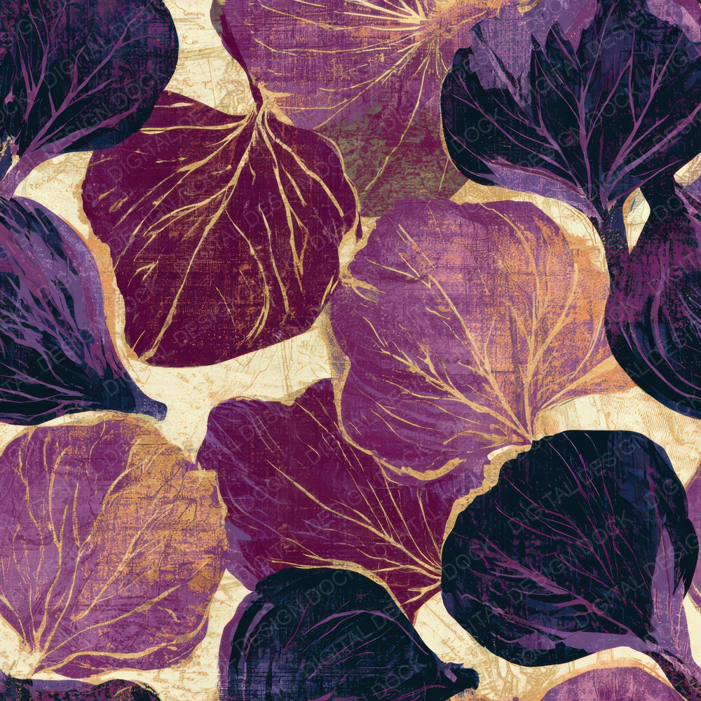 Egg Tempera Fig Plum Cream Digital Paper Pack (DDD012712)