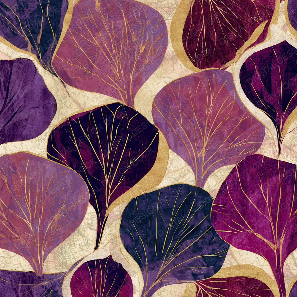 Egg Tempera Fig Plum Cream Digital Paper Pack (DDD012712)