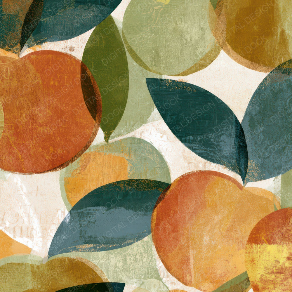 Gouache Apple Sage Amber Digital Paper Pack (DDD012715)