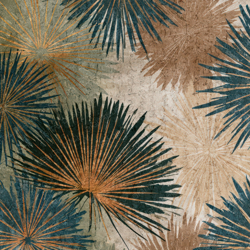 Antique Botanical Urchin Sumi Black Digital Paper Pack (DDD012726)