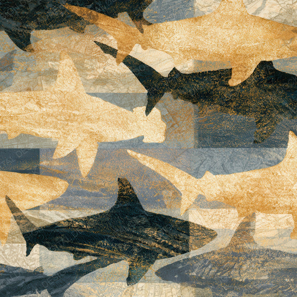 Drypoint Shark Grey Shell Digital Paper Pack (DDD012729)