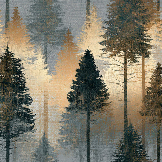 Egg Tempera Forest Treeline Sand Digital Paper Pack (DDD012731)