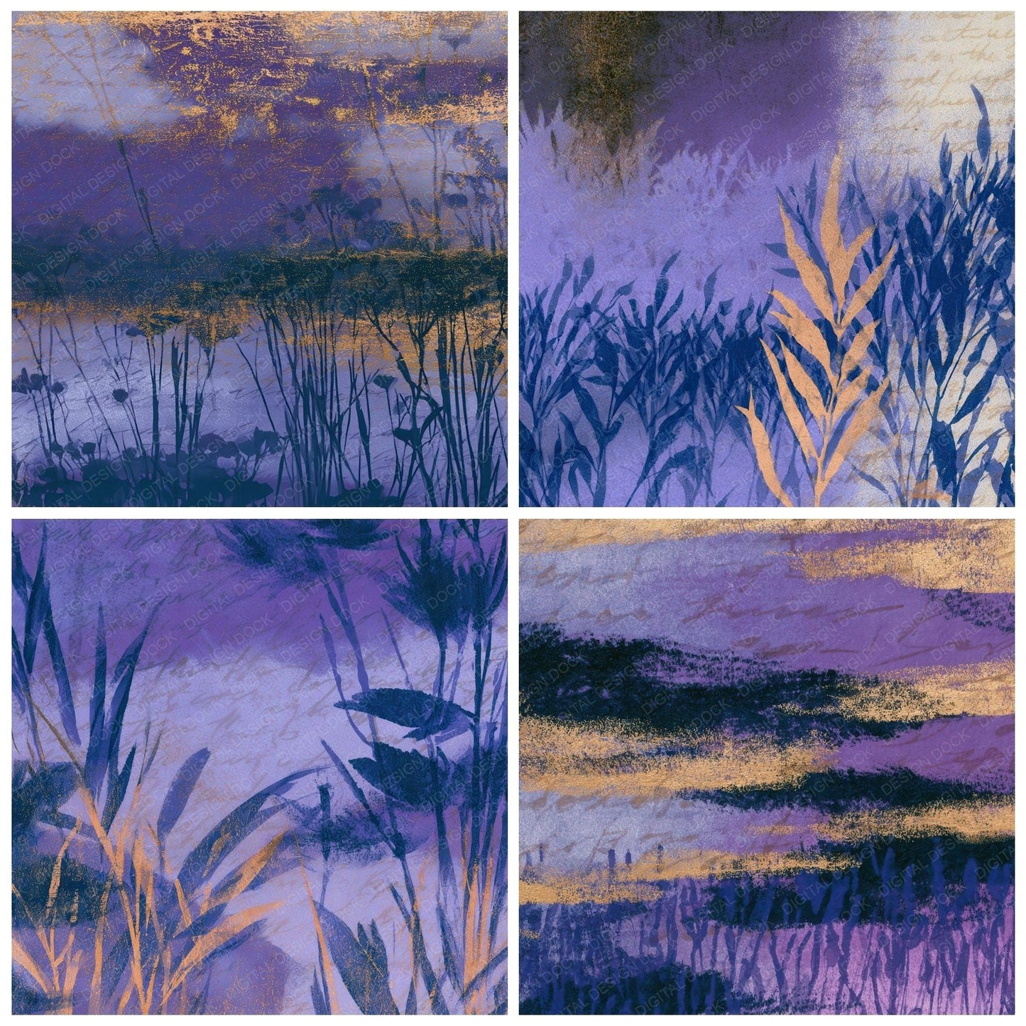 Risograph Meadow Amethyst Pearl Digital Paper Pack (DDD012741)