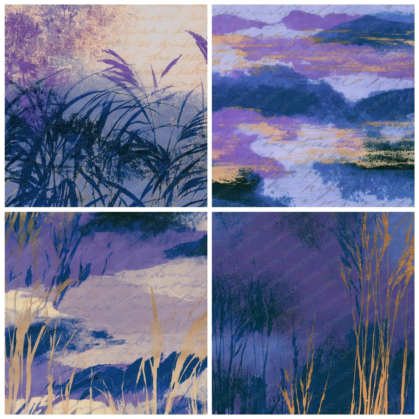 Risograph Meadow Amethyst Pearl Digital Paper Pack (DDD012741)
