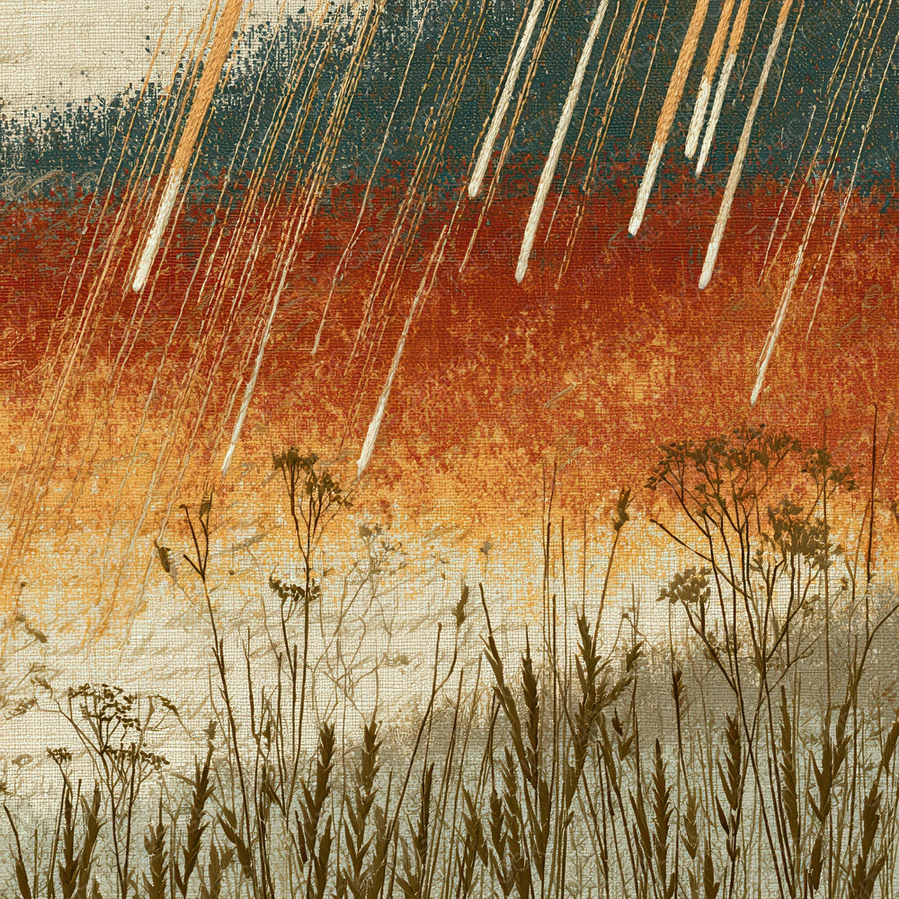 Embroidery Meteor Shower Terracotta Digital Paper Pack (DDD012766)