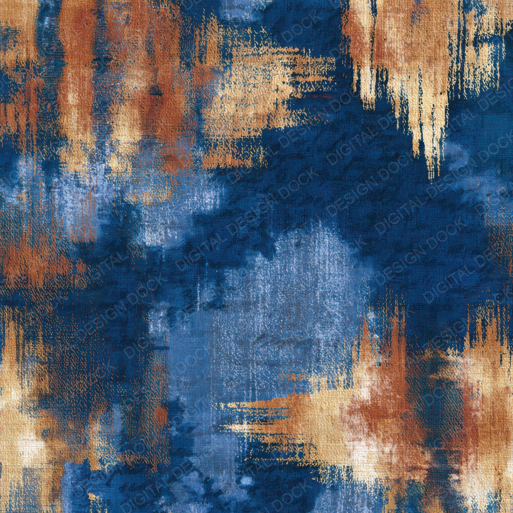 Embroidery Shibori Rust Gold Digital Paper Pack (DDD012767)