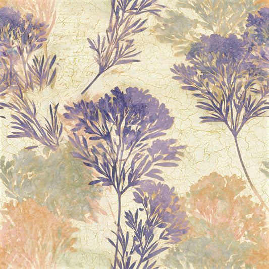 Batik Lavender Sage Primrose Seamless Digital Paper Pack (DDD012787)