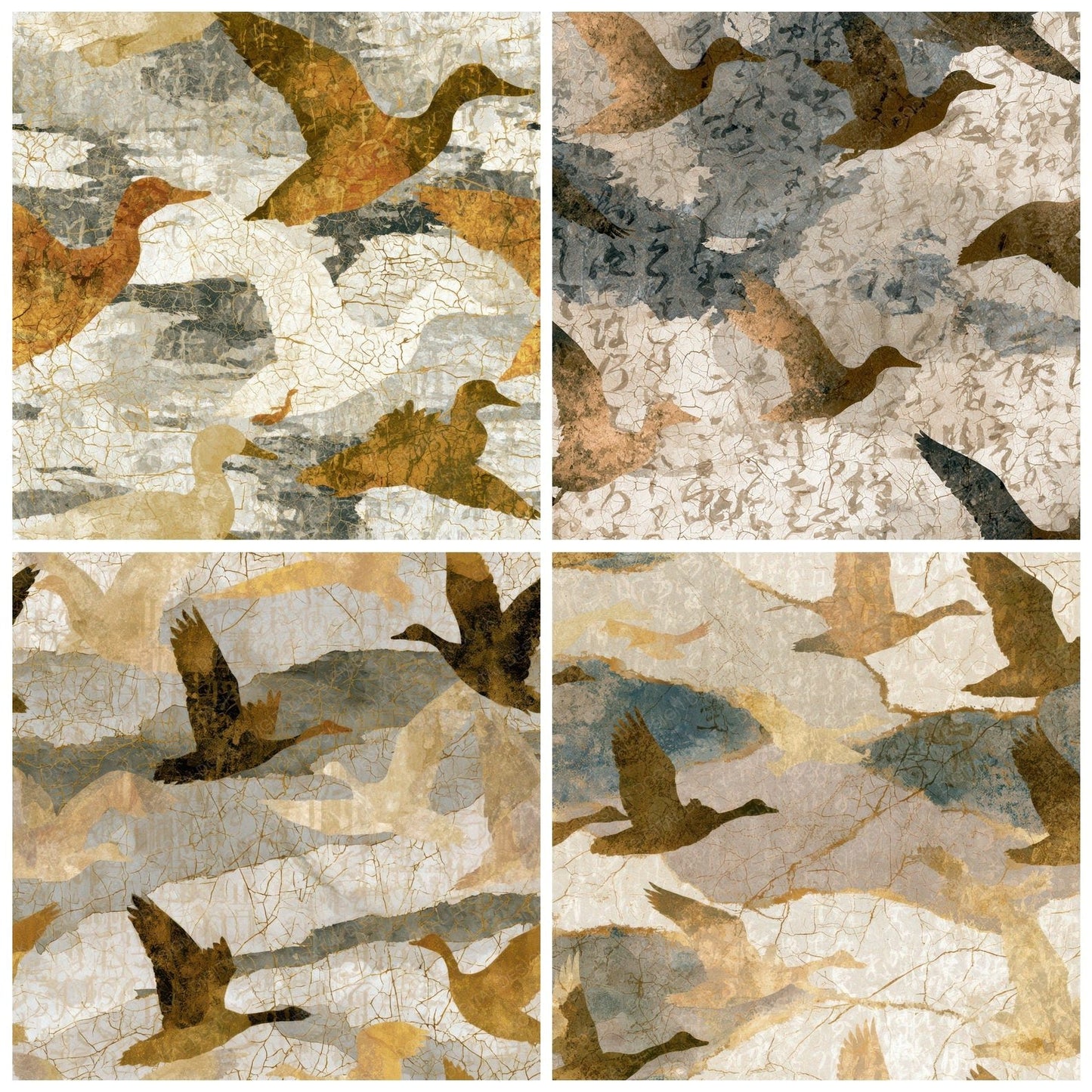 Batik Duck Oat Linen Pebble Digital Paper Pack (DDD012805)