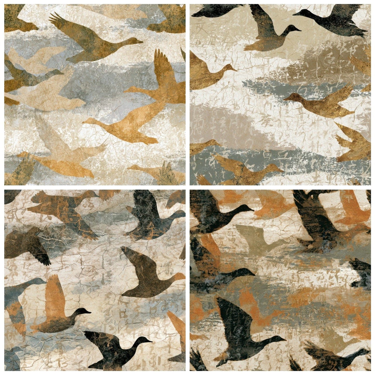 Batik Duck Oat Linen Pebble Digital Paper Pack (DDD012805)