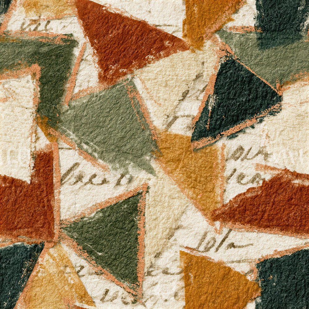 Papercut Flag Tobacco Sage Seamless Digital Paper Pack (DDD012877)