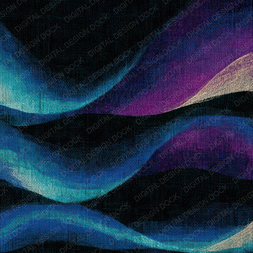 Embroidery Cyan Violet Abstract Digital Paper Pack (DDD012887)