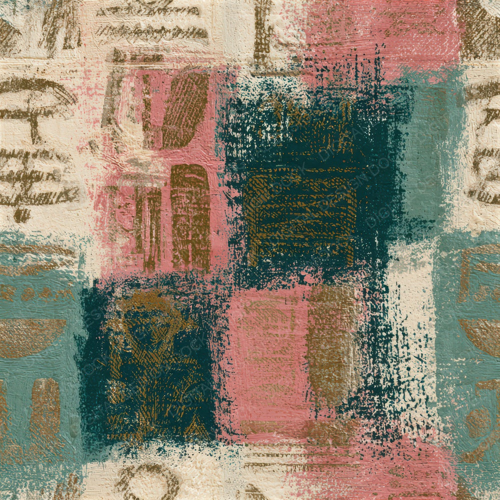 Engraving Egyptian Hieroglyphs Memento Mori Seamless Digital Paper Pack (DDD012888)