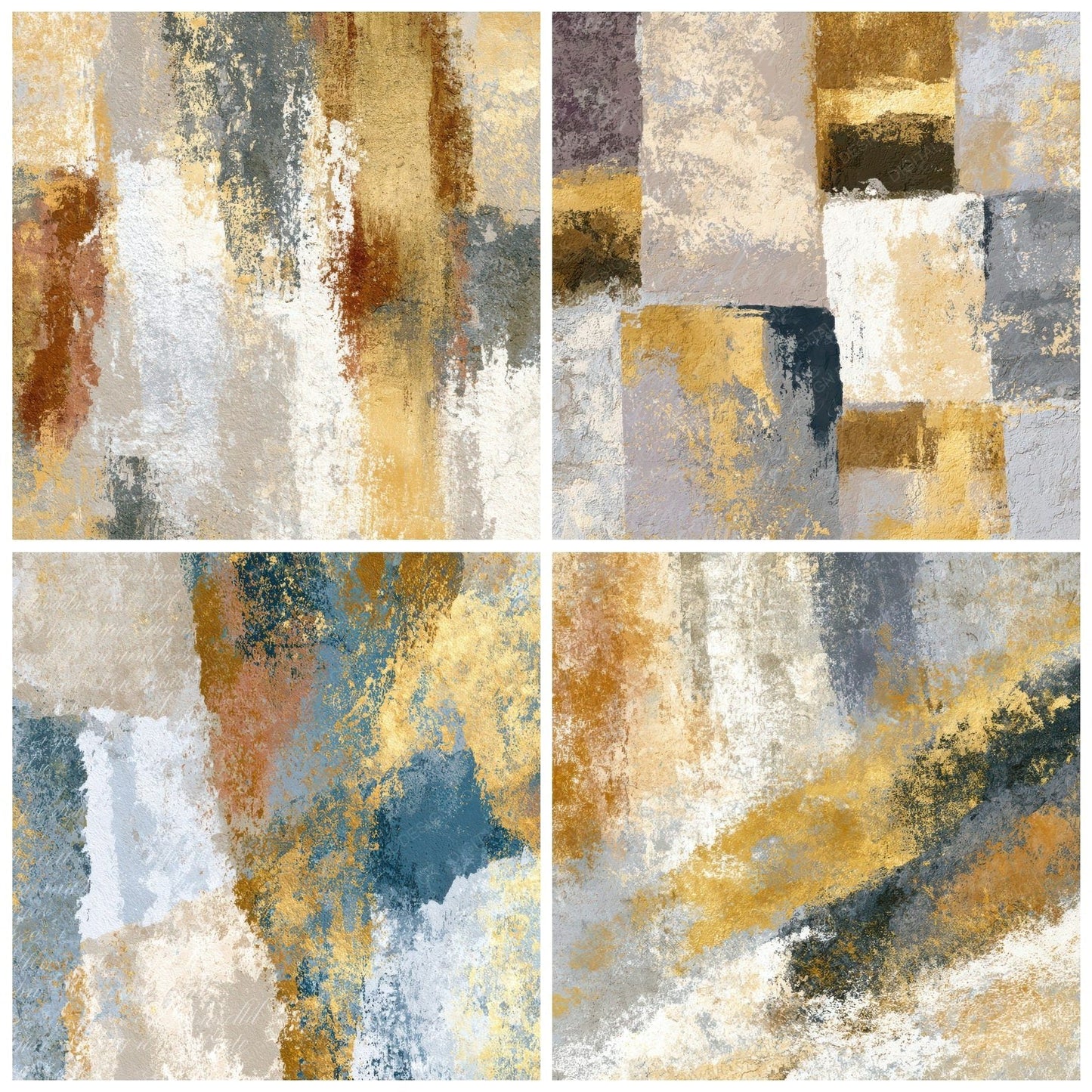 Fresco Oat Linen Pebble Tonal Digital Paper Pack (DDD012890)