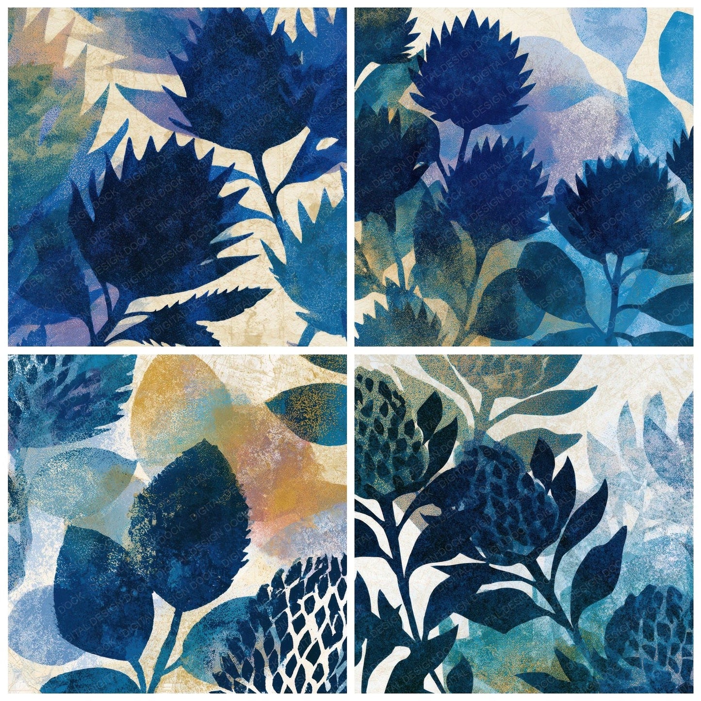 Risograph Banksia Indigo Memento Digital Paper Pack (DDD012898)