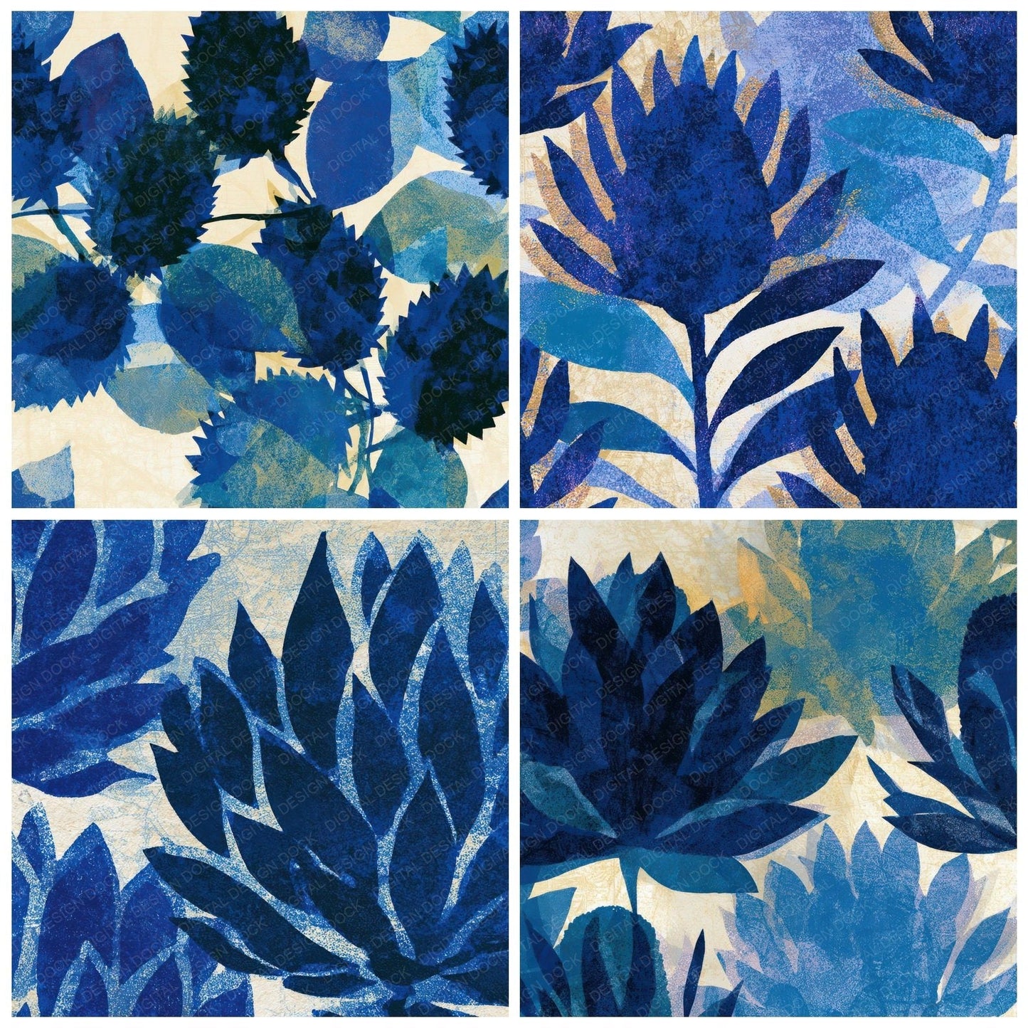 Risograph Banksia Indigo Memento Digital Paper Pack (DDD012898)