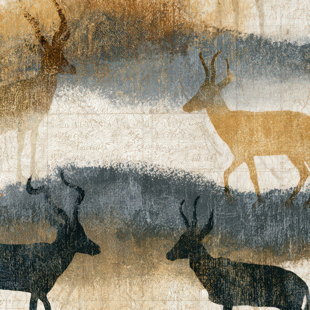 Antique Map Antelope Sand Dove Digital Paper Pack (DDD012925)