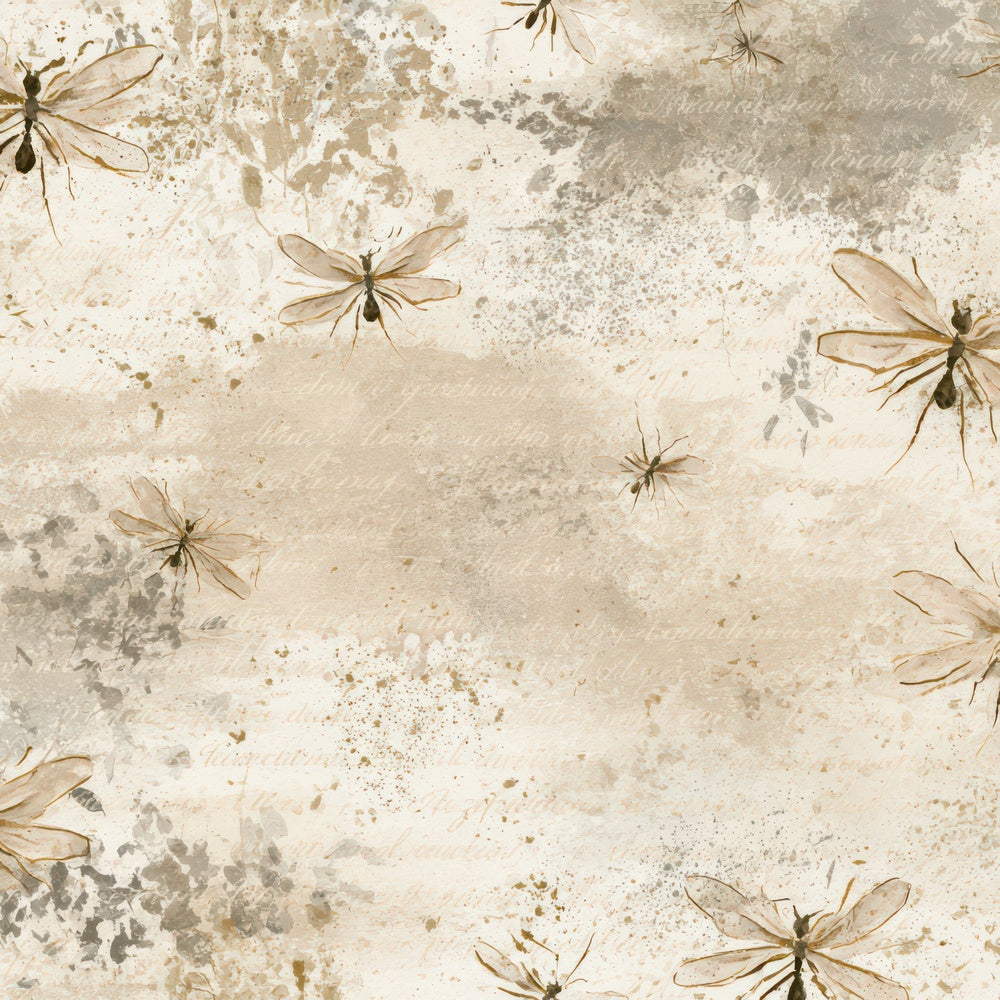 Gouache Ants Oat Linen Digital Paper Pack (DDD012968)