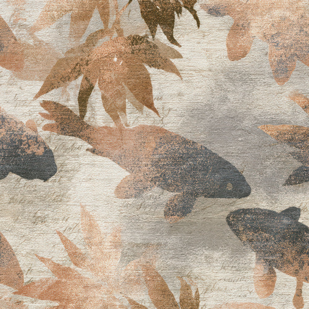 Tapestry Minimal Koi Oat Linen Digital Paper Pack (DDD012979)