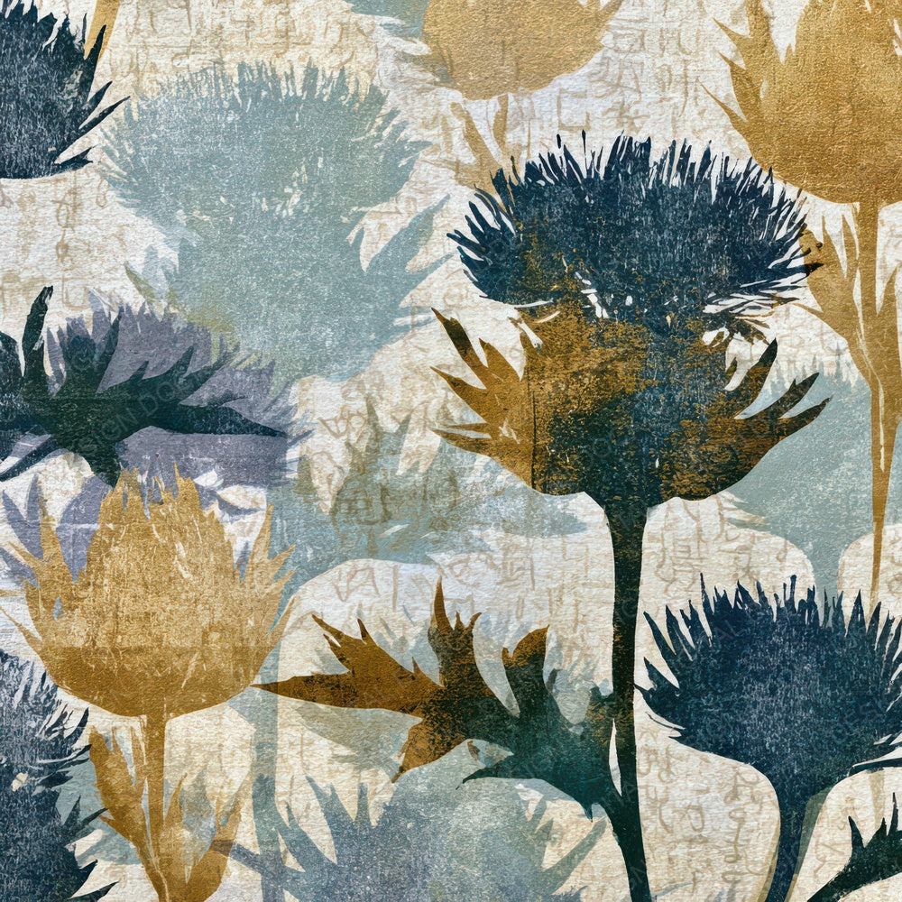 Monoprint Thistle Driftwood Bone Digital Paper Pack (DDD012998)