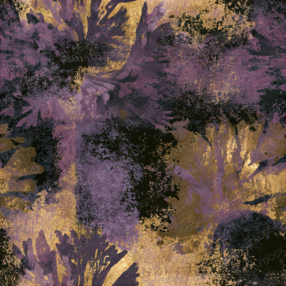 Bohemian Moss Mauve Plum Seamless Digital Paper Pack (DDD013009)