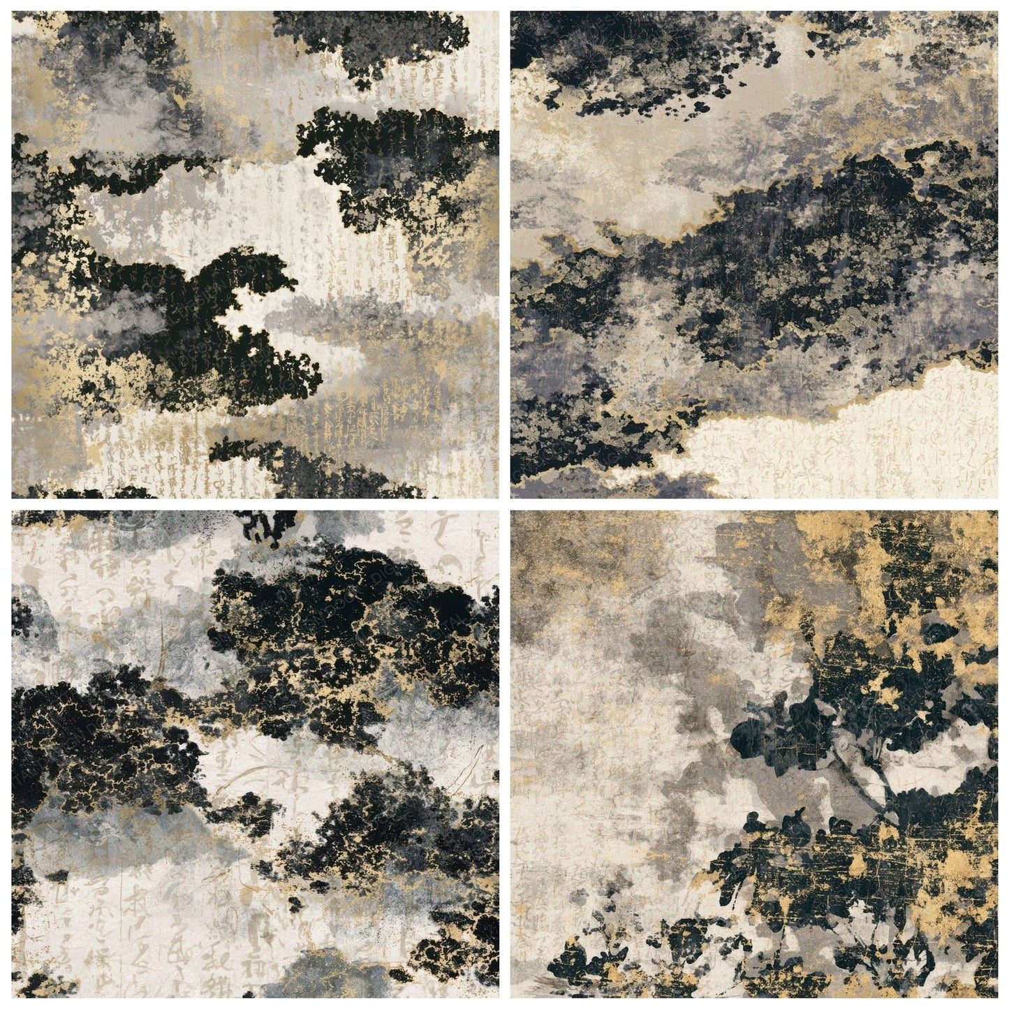 Lithograph Lichen Bone Grey Digital Paper Pack (DDD013013)