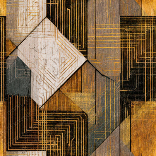 Pyrography Cyber Charcoal Abstract Seamless Digital Paper Pack (DDD013036)