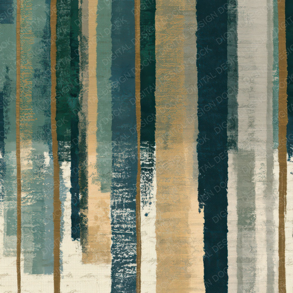 Embroidery Big Top Stripes Pine Cream Digital Paper Pack (DDD013049)