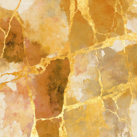 Batik Wheat Ochre Gold Tonal Digital Paper Pack (DDD013066)